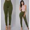 Модные женские брюки, эластичные леггинсы с высокой талией, брюки