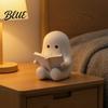 Хэллоуин Декор для стола Призрак Читающий Книгу Фигурка 3D Печатная Милая Мини Сидящая Светящаяся Фигурка Статуэтка для Книжной полки Стола В помещении Дома