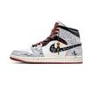 Jordan Air Jordan 1 Spring Mountain To Snow Средние винтажные баскетбольные кроссовки Унисекс Светло-серые DQ8426-105(Команда73--)