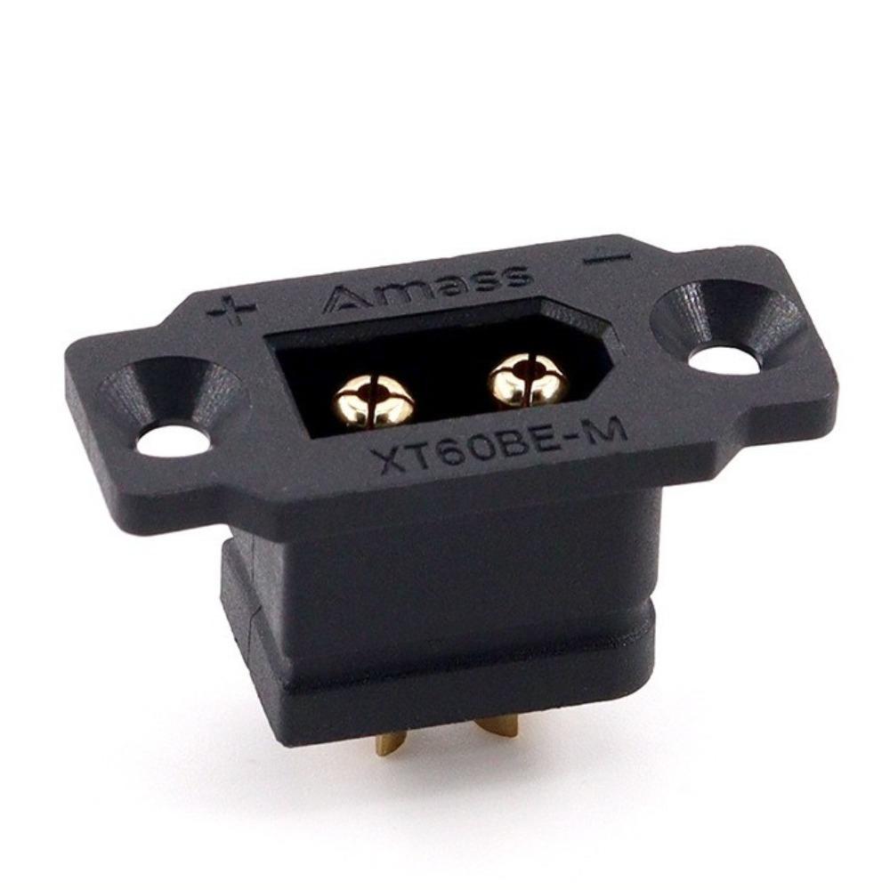 Amass XT60BE-M-F Connector Black Yellow East to Install XT60H-F Plug Portable with Cover XT60BE Male Plug for RC FPV Motor ESC
