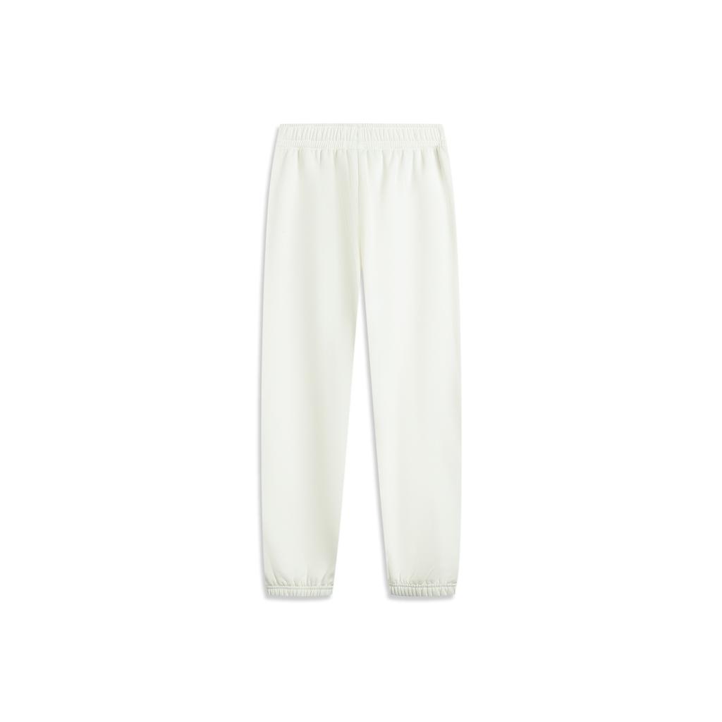 Li Ning Серия Спортивный Стиль Свободный Крой Вышивка Буквами Лого Вязаные Спортивные Штаны Женские низ AKLV844-1