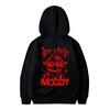 Unisex Hooded Sweatshirt With Print Design Loose Fit Long Sleeve Casual Pullover Fall