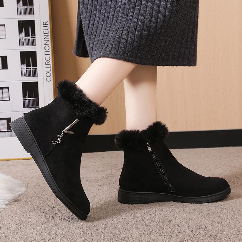 Зимняя мода Женские ботильоны на танкетке, увеличивающие рост, Обувь на высоком каблуке, Ботильоны с металлической отделкой из стразов, Ботас Мухер 2024