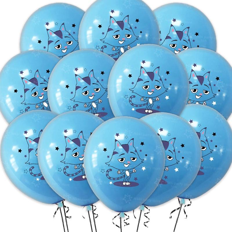 Gabby Dollhouse Balloons 12inch Gabbys Cat Birthday Decoration Latex Ballon Balloon Party Favors Round Ball DIY Decorations