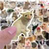 50 шт. Cat MEME забавные наклейки с животными, винтажные игрушки, сделай сам, детский ноутбук, багаж, мотоцикл, ноутбук, наклейки на холодильник, граффити