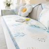 Summer Ice Silk Summer Mat Sofa Cushion Non-Slip Cover Cover Cool Breathable Multifunctional High-Grade Cover Cloth Summer Seat Cushions