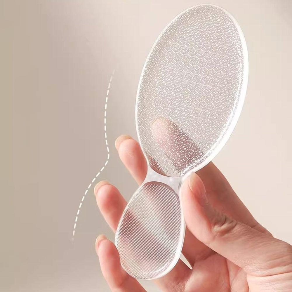 Foot Care Heel Scrubber Callus Transparent Foot Scrubber Gifts Removal Pedicure Tool