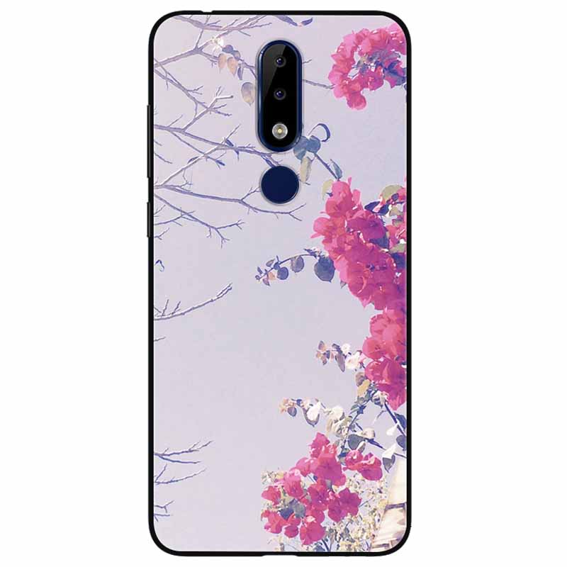Для Nokia 5.1 Plus Чехол Мягкий Силикон Мультфильм Модный ТПУ Чехлы для Телефона для Nokia X5 Обложка 5.1Плюс Милый для NokiaX5 Защитный
