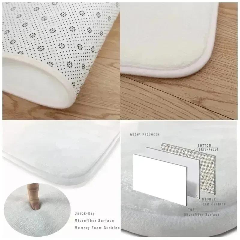 Modern Minimalist Floor Mat with Striped Pattern Home Entrance Door Mat Door Mat Wear-resistant Foot Mat Anti Slip Mat