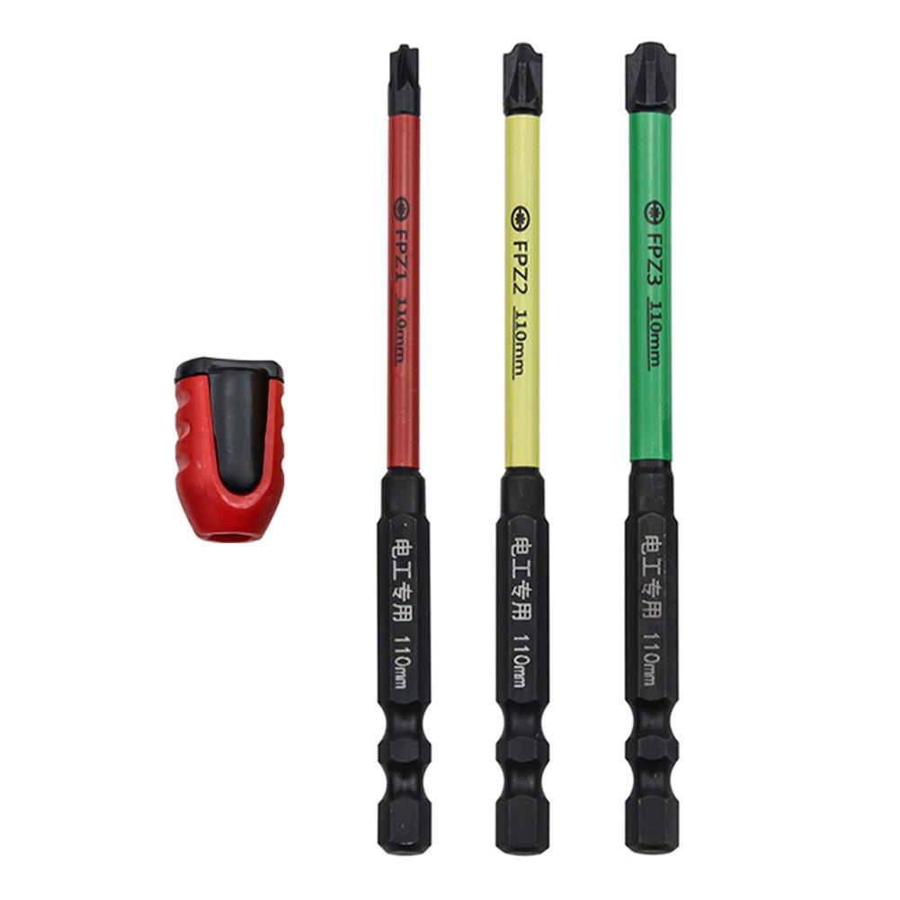 Биты для отверток FPZ2 Зеленый Красный Специальный крест 110 мм