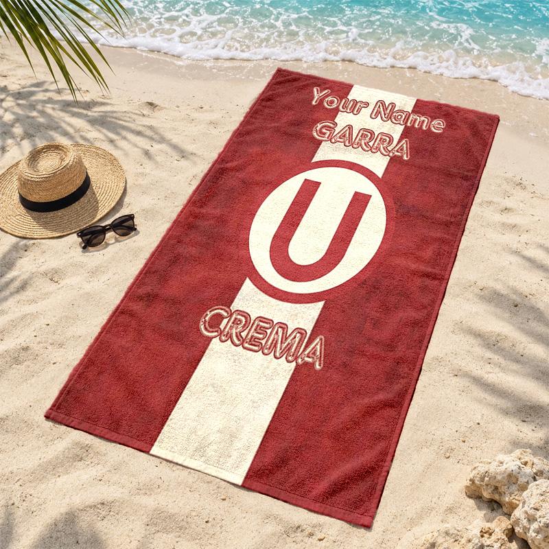 Club Universitario de Deportes Custom Name Beach towels also serve as bath towels summer essential a musthave for the outdoors the beach and the pool