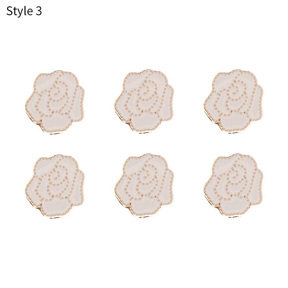 6PCS Fashion DIY Anti-exhaust Coat Button Seamless buttons Detachable Adjustable