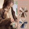 1Pc Korean Style Knitted Scarf Women Headscarf Knitted Scarf Multi-Functional Warm Knitted Scarf