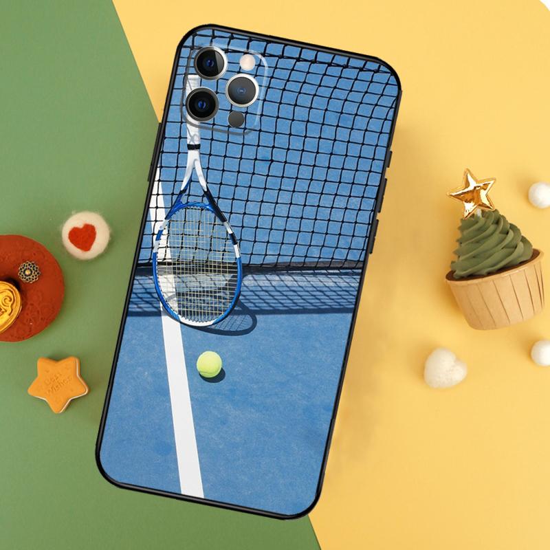 Спортивный чехол для телефона с рисунком теннисного мяча для iPhone 17 17Air 16 15 14 13 11 12 Pro Max 12 13 Mini 16E Ударопрочный чехол