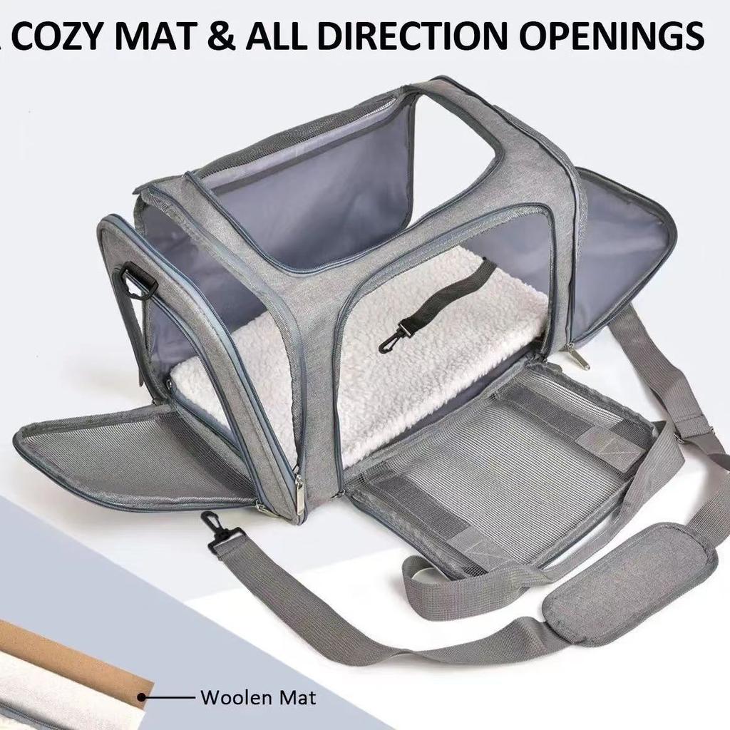 Spot Pet Bag Portable Cat Backpack Simple Breathable Pet Outing Bag Messenger Pet Bag Pet Car Bag