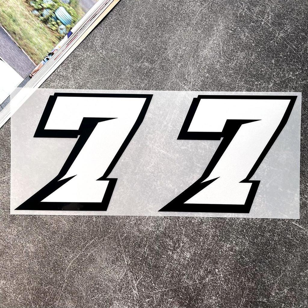 Белые светоотражающие наклейки JDM для автомобиля, водонепроницаемые декоративные чехлы для мотоциклов