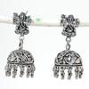 Натуральные индийские серьги Jhumki с драгоценным камнем, серебряные серьги в племенном стиле Бали, 1,97 дюйма, L8m78