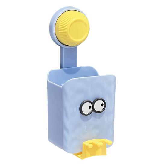 Настенный органайзер-подставка для зубных щеток с отделением для хранения, высокая грузоподъемность