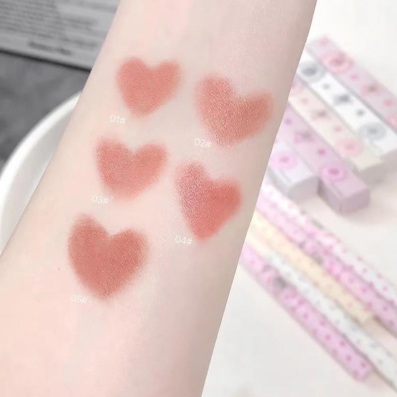 Lovely Sweet Doggie Double-ended Lip Liner Velvet Matte Pearlescent Lipstick For Outline Full Lips Cappuvini Nude Lip Pencil