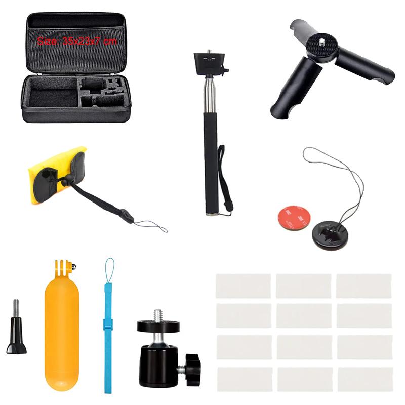 60-in-1 Action Camera Accessories Kit For GoPro Hero 12 11 10 9 8 7 6 5 4 Insta360 X2 X3 DJI Osmo Action 1 2 3 4 Action Cameras