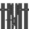 Steel Garden Gate 400 x 125 cm Anthracite