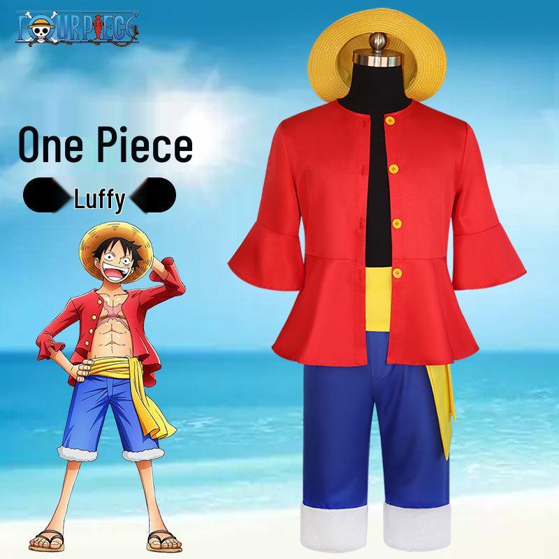 Костюм Луффи через два года для детей - Косплей наряд One Piece
