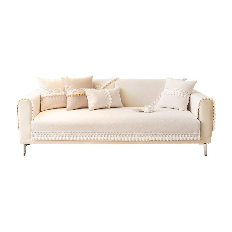 Cream Style Chenille Sofa Cushion Simple Four Seasons Universal Sofa Cover Cover High-Grade Sofa Cover Towel