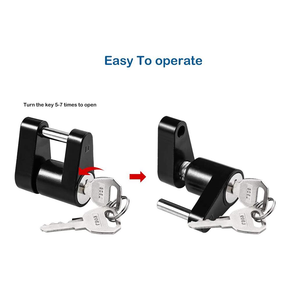 Сцепное устройство для прицепа с замком-крюком, защитное устройство для сцепки из цинкового сплава для грузовика