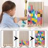 Educational 3D Block Puzzle Toys for Children Kindergarten, Engaging Wooden Puzzle Game for Kids Teens, for Motor Skills - KM
