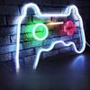 Нейтральная для пола неоновая подсветка игрового контроллера для декора интерьера