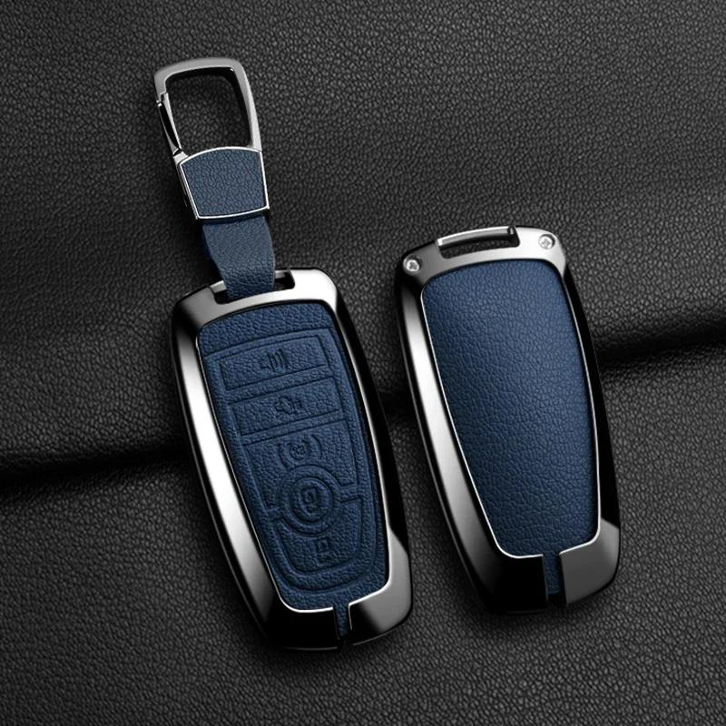 Car Sticker 2026 Hot For Ford New Alloy Style Car Key Case Cover Shell For Ford Maverick Focus Edge Explorer Expedition Everest