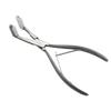 1 PC 7 Inch Silver Stainless Steel Pliers for Tape Hair Extension Tape Sealing Pliers Keratin Hair Extensions Tools