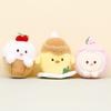 Keychain Creative Plush Doll Cute Yellow Chicken Strawberry Dessert Soft Toy