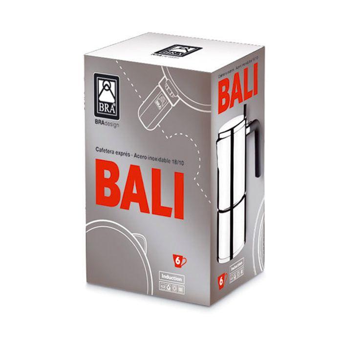 Cafetière Italienne BRA BALI Acier 10 Tasses 500 ml Métal Acier inoxydable