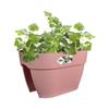 ELHO Flower Pot/Balcony Box Vibia Campana Flower Bridge - Outdoor Balcony - L 26 X W 39 X H 22 Cm - Dusty Rose