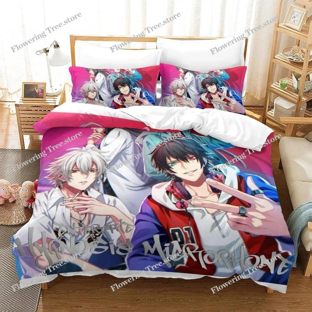 Hypnosis Mic Division Rap Battle Rhyme Anima Комплект постельного белья Single Twin Full Queen King Size Комплект постельного белья Kid Bedroom Пододеяльники
