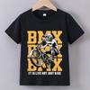 Детская футболка с круглым вырезом и короткими рукавами с принтом BMX Горный Велосипед
