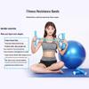 Многофункциональная фитнес-педаль для ног с 6 эспандерами для приседаний, тонизирования живота и упражнений для рук