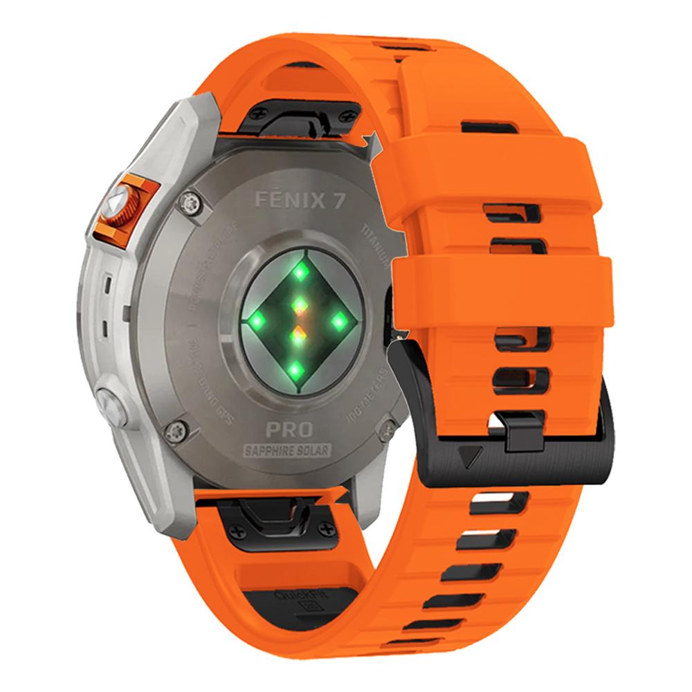 Быстросъемный силиконовый ремешок для часов 22 мм 26 мм для Garmin Fenix E 8 5 5X 6X 7 7X/Epix Pro Gen 2 TACTIX/Mk2 Mk2i G1/MARQ/Enduro 3 2
