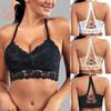 Women Hollow Out Bralette Solid Color Beauty Back Lace Bra Add Pad Wireless Tank Top Sexy Lingerie