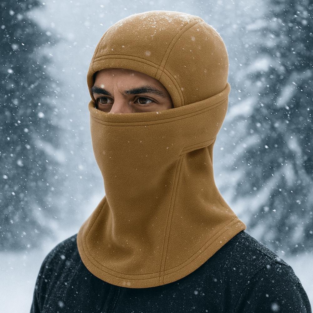 Neck Protection Balaclava Cycling Hat Fleece Full Face Mask Breathable Cycling Head Cover Riding
