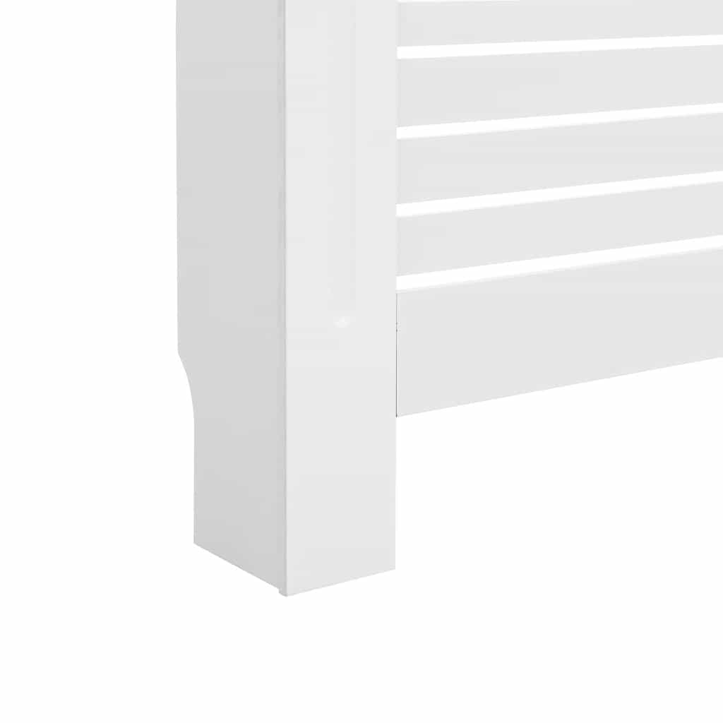 Декоративные решетки для радиаторов 2 шт Белые 172 * 19 * 81,5 см МДФ