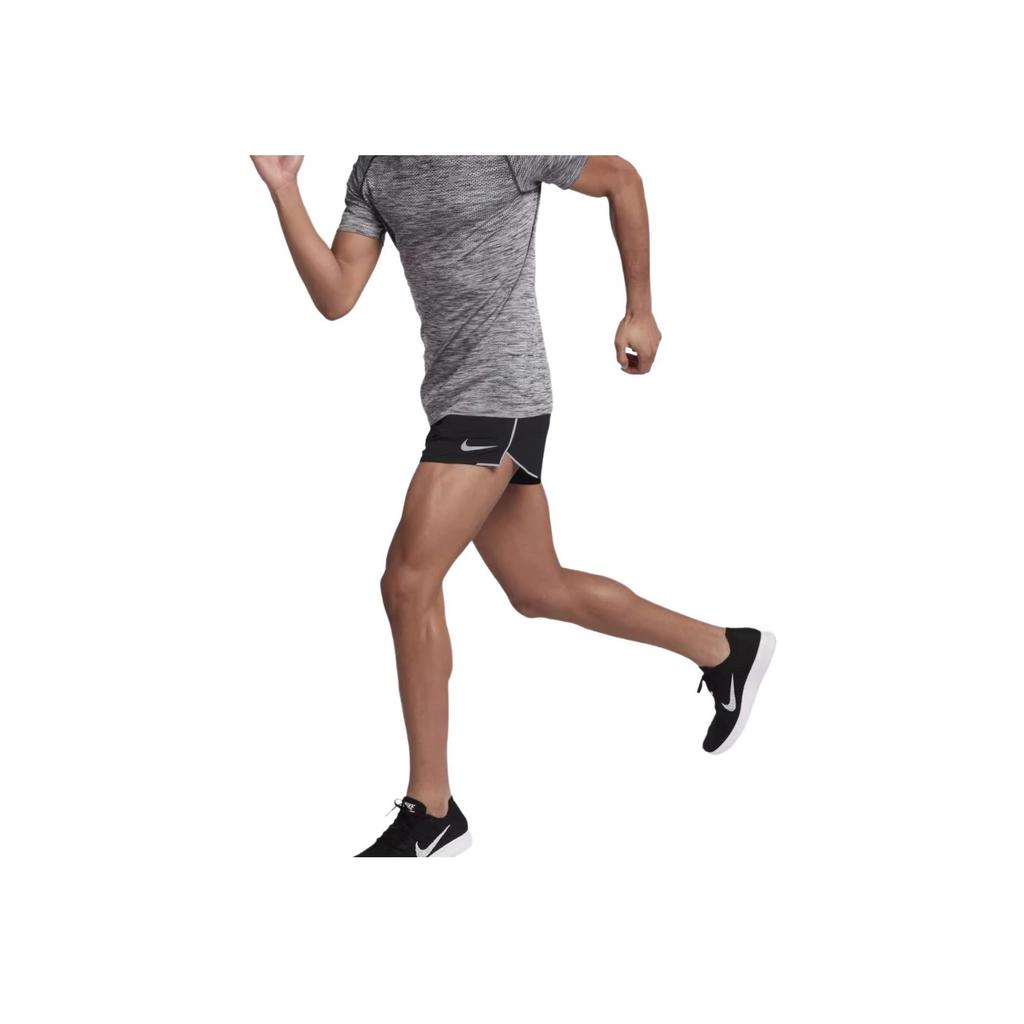 Nike Мужские однотонные спортивные шорты Dri-FIT, черные 834146-010