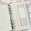 DIY ПУ Клип-он Карман для Блокнота Карманный Портативный Карманный Дневник Шесть Колец Кожаный Вид для Студентов, Выходящих Гулять, Путешествующих и Играющих