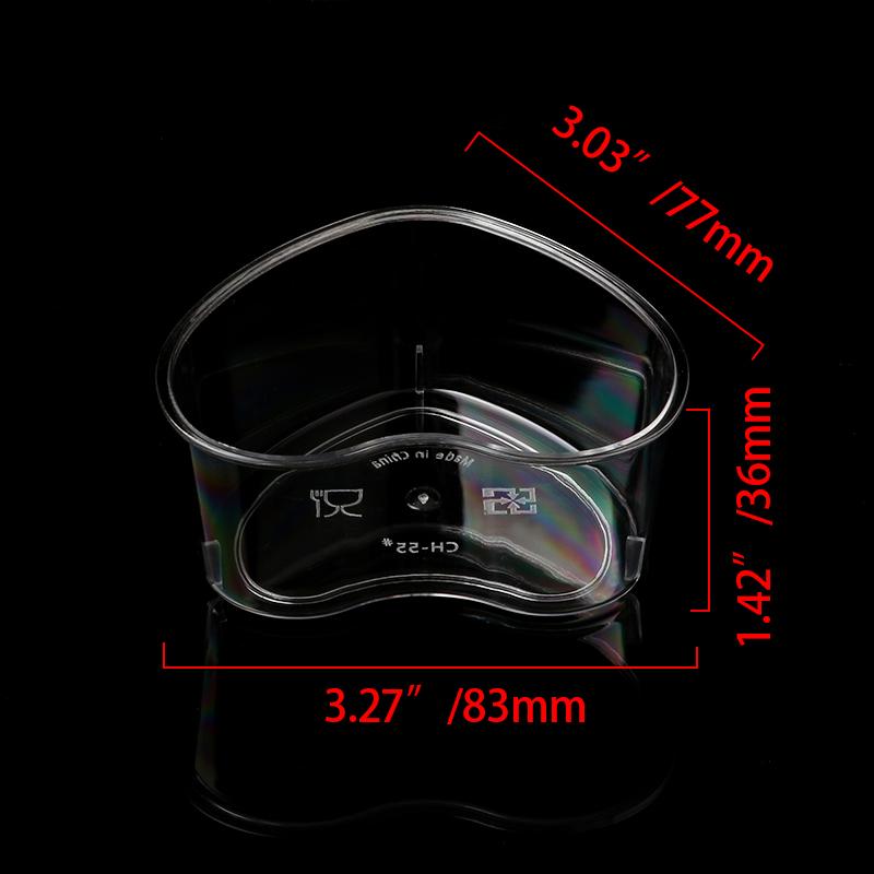 Dessert Cup Plastic Tableware Transparent Mini Cake Jelly Cup Fruit Salad Container Holder Party Supplies