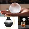1/4Pack Silicone Ice Ball Maker 2.4Inch Whiskey Large Sphere Ice Mold with 2in1 Funnel Lid Cocktails Ice Cube Tool Kitchen Acces