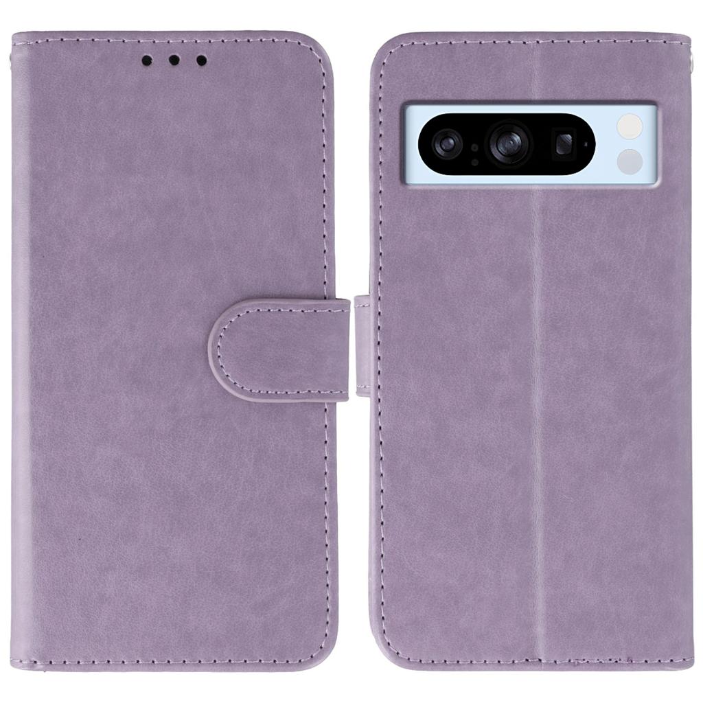For Google Pixel 8 Pro Case PU Leather Flip Wallet Phone Cover with Strap