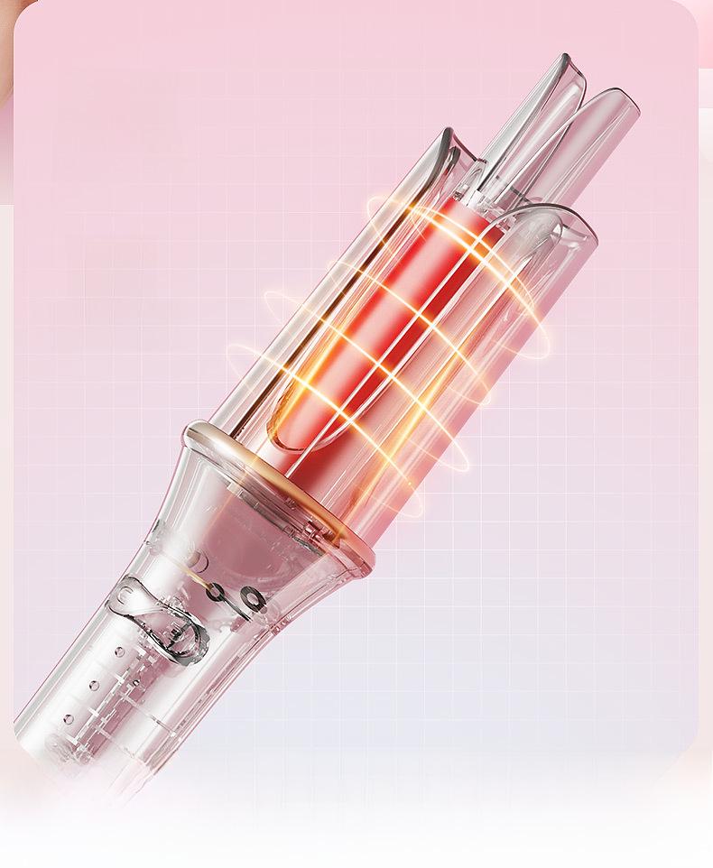 Automatic Fluffy Curling Iron for Big Curls & Waves - Salon-Quality, Tangle-Free Styling