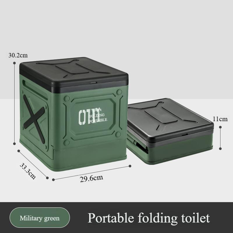 Outdoor Toilet Camping Portable Toilet Travel Convenience Folding Toilet Outdoor Toilet for Adults Children and Seniors