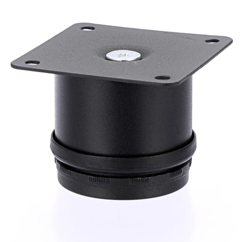 BSTKEY Set of 8 Adjustable Height Cabinet Legs, Furniture Sofa Support Legs, Stainless Steel Table Legs, Furniture Support Feet, Black, Adjusts from 5